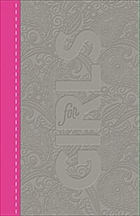 CSB Study Bible for Girls Pewter/Pink, Paisley Design Leathertouch (Imitation Leather)