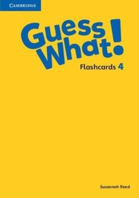 Guess What! Level 4 Flashcards Spanish Edition (Cards)