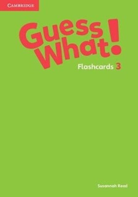 Guess What! Level 3 Flashcards Spanish Edition (Cards)