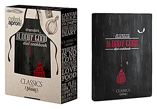 Bloody Good Diet Cookbook - Written and Bitten by Count Dracula: Book and Apron Set (Hardcover)