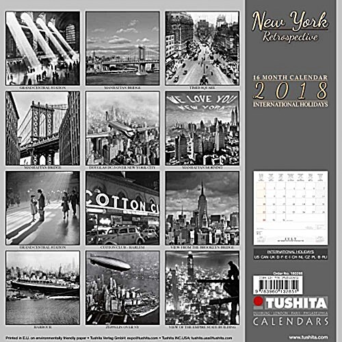 New York Retrospective 2018 (Calendar)