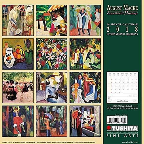 August Macke 2018 (Calendar)
