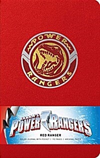 Power Rangers: Red Ranger Hardcover Ruled Journal (Hardcover)