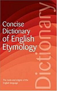 Concise Dictionry Engl Etymology(t (Paperback)