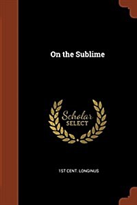 On the Sublime (Paperback)