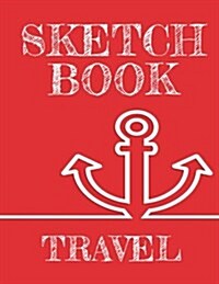 Sketch Book Travel: Graph Paper Notebook (1/4 Inch Squares) (Paperback)