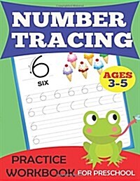 Number Tracing Practice Workbook (Paperback)