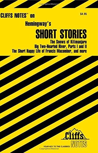 CliffsNotes Hemingways Short Stories (Paperback)