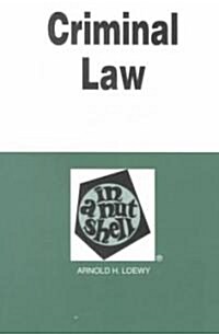Criminal Law in a Nutshell (Paperback)