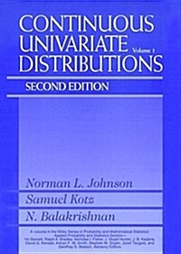 Continuous Univariate Distributions, Volume 1 (Hardcover, 2, Volume 1)
