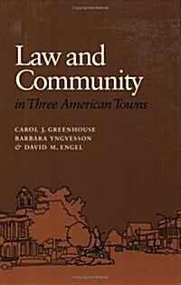 Law and Community in Three American Towns (Paperback)