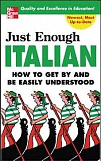 [중고] Just Enough Italian (Paperback, 2, Revised)