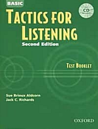 [중고] Basic Tactics for Listening: Test Booklet with Audio CD (Package, 2 Rev ed)