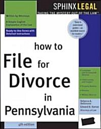 How to File for Divorce in Pennsylvania (Paperback, 4)