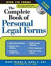 Complete Book of Personal Legal Forms [With CD-ROM] (Paperback)