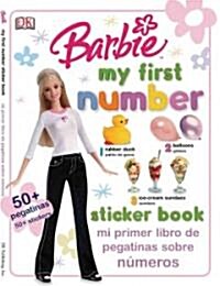Barbie Mi Primer Libro de Pegatinas Sobre Numeros / My First Number Sticker Book (Paperback, STK, Bilingual)