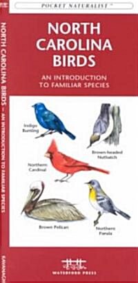 North Carolina Birds: A Folding Pocket Guide to Familiar Species (Paperback)