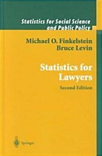 Statistics for Lawyers (Hardcover, 2, 2001. Corr. Pri)