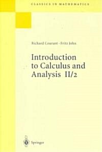 [중고] Introduction to Calculus and Analysis II/2: Chapters 5 - 8 (Paperback)