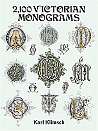2,100 Victorian Monograms (Paperback)
