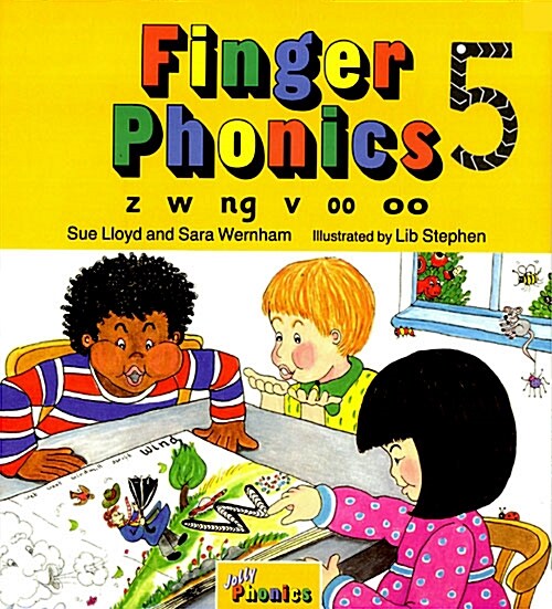 [중고] Finger Phonics book 5 : in Precursive Letters (British English edition) (Board Book)