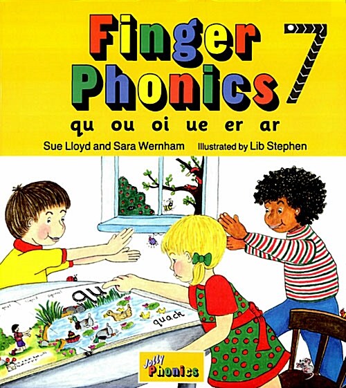 Finger Phonics book 7 : in Precursive Letters (British English edition) (Board Book)