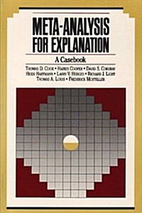 Meta-Analysis for Explanation: A Casebook (Paperback, Revised)