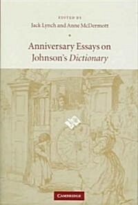 Anniversary Essays on Johnsons Dictionary (Hardcover)