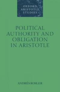 Political authority and obligation in Aristotle