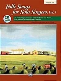 Folk Songs for Solo Singers (Paperback, Compact Disc)