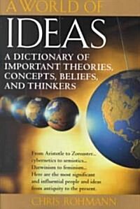 A World of Ideas: A Dictionary of Important Theories, Concepts, Beliefs, and Thinkers (Paperback)