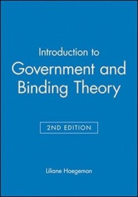 Introduction to government and binding theory 2nd ed