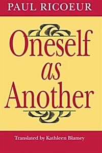 Oneself as Another (Paperback, Revised)