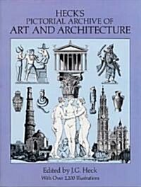 [중고] Hecks Pictorial Archive of Art and Architecture (Paperback)