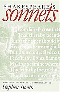 Shakespeares Sonnets (Paperback)