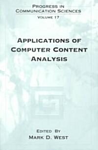 Applications of Computer Content Analysis (Paperback)