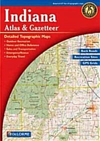Indiana Atlas & Gazetteer (Paperback, 5)