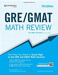 Gre/GMAT Math Review (Paperback, 7)