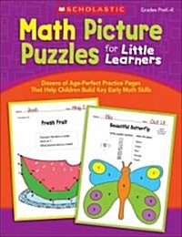 Math Picture Puzzles for Little Learners (Paperback)