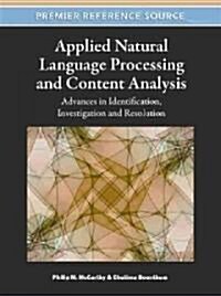 Applied Natural Language Processing: Identification, Investigation and Resolution (Hardcover)