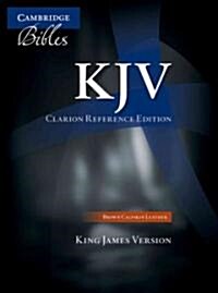 KJV Clarion Reference Bible, Brown Calfskin Leather, KJ485:X Brown Calfskin Leather (Leather Binding)