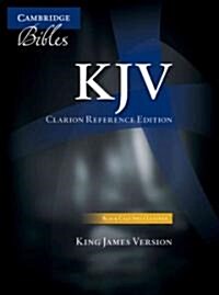 KJV Clarion Reference Bible, Black Calf Split Leather, KJ484:X Black Calf Split Leather (Leather Binding)