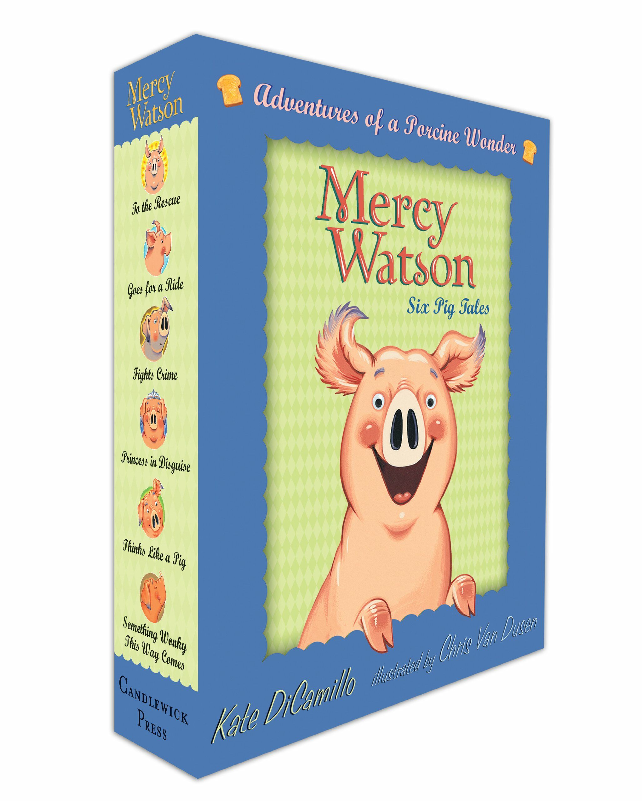 [중고] Mercy Watson #1-6 Boxed Set : Adventures of a Porcine Wonder (Paperback 6권)