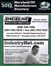 Maryland/ DC Manufactures Directory 2012 (Paperback)