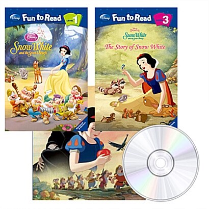 디즈니 캐릭터 세트 : Snow White and the Seven Dwarfs (백설공주) (Book(3) + Audio CD(3) )