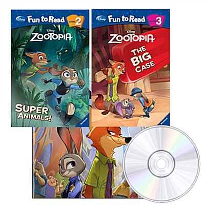디즈니 캐릭터 세트 : Zootopia (주토피아) (Book(3) + Audio CD(3) )