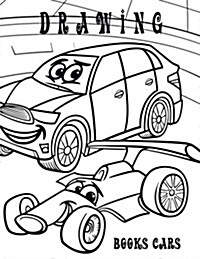 Drawing Books Cars: Blank Doodle Draw Sketch Book (Paperback)