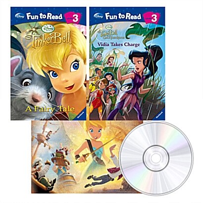 디즈니 캐릭터 세트 : Tinker Bell (팅커벨) (Book(3) + Audio CD(3) )