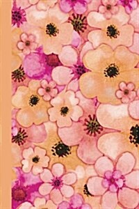 Watercolor Flower Petals Orange Sketch Journal (Paperback, JOU)