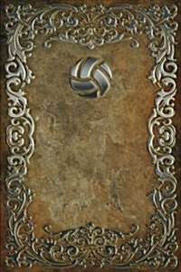 Monogram Volleyball Notebook (Paperback, NTB)